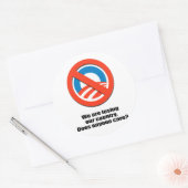 We verliezen ons land - Maakt het iemand wat uit? Ronde Sticker (Envelop)