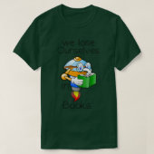 We verliezen onszelf in boeken 6 t-shirt (Design voorkant)