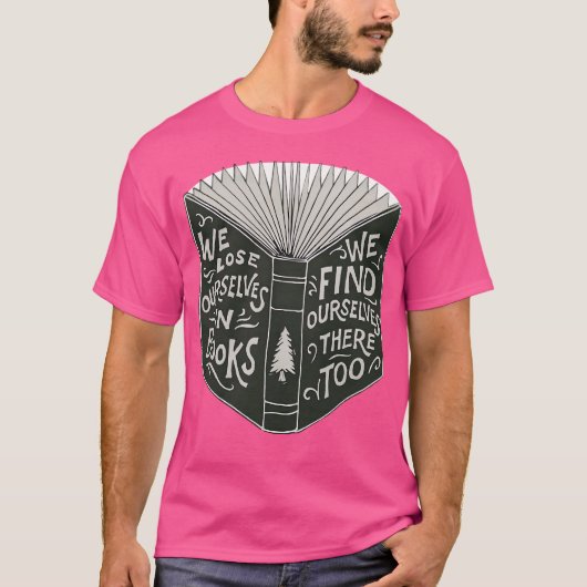 We verliezen onszelf in boeken t-shirt (Voorkant)