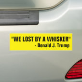 WE VERLOREN DOOR EEN FLUISTERAAR BUMPERSTICKER (Op auto)