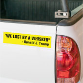 WE VERLOREN DOOR EEN FLUISTERAAR BUMPERSTICKER (Op Truck)