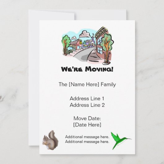 We verplaatsen aankondigingen (Voorkant)