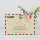 We verplaatsen Airmail | Farewell-partij Aankondiging (Staand voorkant)