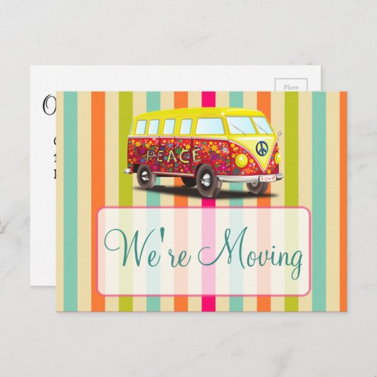 We verplaatsen Briefkaarten voor het melden van ee (Voorkant / Achterkant)