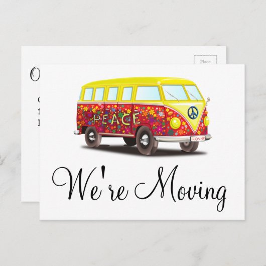 We verplaatsen Briefkaarten voor het melden van ee (Voorkant / Achterkant)