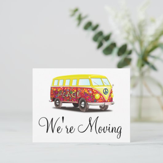 We verplaatsen Briefkaarten voor het melden van ee (Staand voorkant)