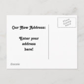 We verplaatsen Cat Aankondigingskaart (Achterkant)