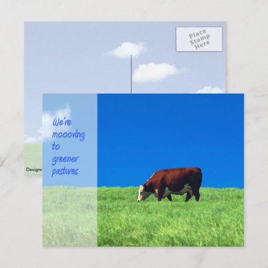 We verplaatsen de aankondiging (Voorkant / Achterkant)