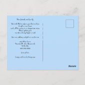 We verplaatsen de aankondiging van Haunted Shoe Ho Briefkaart (Achterkant)