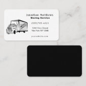 We verplaatsen de bedrijfsservice visitekaartje (Voorkant / Achterkant)