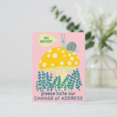 WE VERPLAATSEN DE WACHTE Snagel Magische paddensto Briefkaart (Staand voorkant)