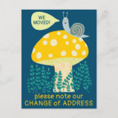 WE VERPLAATSEN DE WACHTE Snagel Magische paddensto Briefkaart (Voorkant)