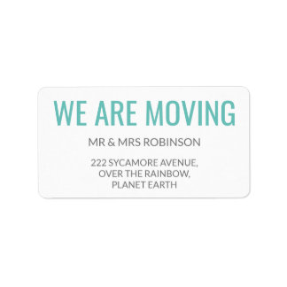 We verplaatsen eenvoudige tekst etiket