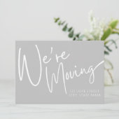 We verplaatsen Foto-aankondiging Kaart (Staand voorkant)