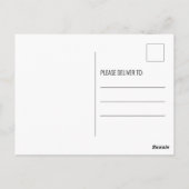 We verplaatsen Handgeschreven kalligrafie Nieuw ad Briefkaart (Achterkant)