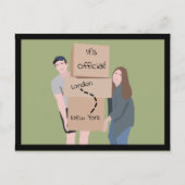 We verplaatsen het aankondigings-Briefkaart Briefkaart (Voorkant)