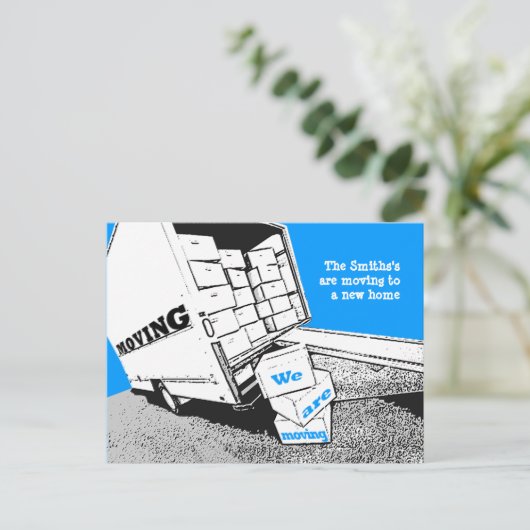 We verplaatsen het Briefkaart (Staand voorkant)