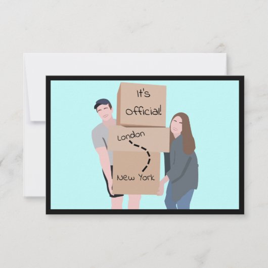 We verplaatsen "Het is officieel" Aankondiging Kaa (Voorkant)