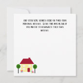 We verplaatsen nieuw adres bewerkbaar aankondiging (Achterkant)