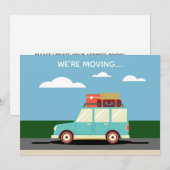 We verplaatsen ons naar huis Adres wijzigen Schatt Aankondiging (Voorkant / Achterkant)