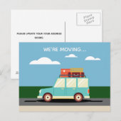 We verplaatsen ons naar huis Adres wijzigen Schatt Aankondigingskaart (Voorkant / Achterkant)