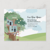 We verplaatsen onze nieuwe adreswijziging voor thu briefkaart (Voorkant)