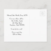 We verplaatsen postkaart aankondigingskaart (Achterkant)