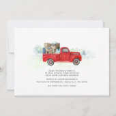 We verplaatsen  Red Truck Change of Address (Achterkant)