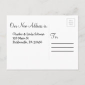 We verplaatsen Retro Van Notification Briefkaarten (Achterkant)