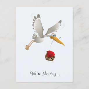 We verplaatsen Stork! Aankondigingskaart