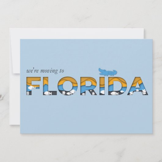 We verplaatsen Tropische Florida Aankondiging (Voorkant)