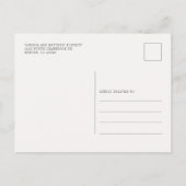 We verplaatsen Waterverf Cacti-adreswijziging Aankondigingskaart (Achterkant)