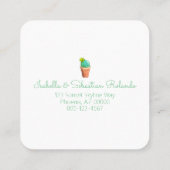 We verplaatsten groene deuren naar zuidwestelijke  vierkante visitekaartje (Achterkant)