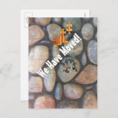 We verplaatsten Sjabloon voor foto van stenen muur (Voorkant / Achterkant)