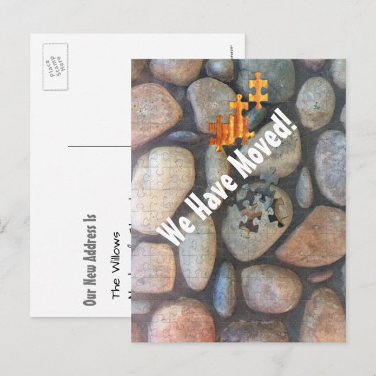 We verplaatsten Sjabloon voor foto van stenen muur (Voorkant / Achterkant)