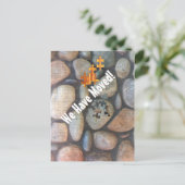 We verplaatsten Sjabloon voor foto van stenen muur (Staand voorkant)