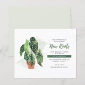 We verplaatsten Waterverf Planten Bewegende Aankon (Voorkant / Achterkant)