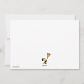 We versieren nieuwe hallen | Snoopy We zijn verhui Feestdagenkaart (Achterkant)