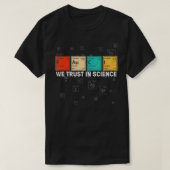 We vertrouwen in Science Fauci, Science Lover en C T-shirt (Design voorkant)