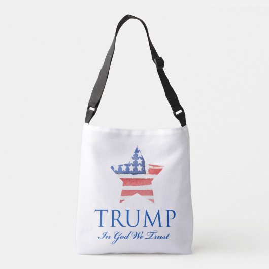 We vertrouwen op canvas tas in God (Achterkant)