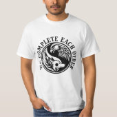 WE VERVOLLEDIGEN ELKAAR MET WOLF EN AREND T-SHIRT (Voorkant)