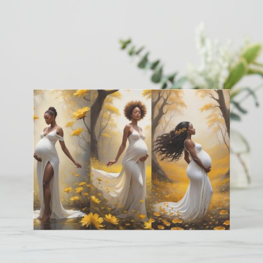 We verwachten! aankondiging (Staand voorkant)