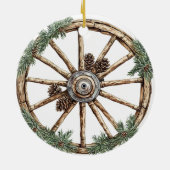 We verwachten Baby Boots zwangerschapsaankondiging Keramisch Ornament (Achterkant)