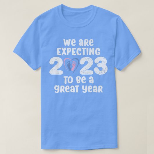 We verwachten dat 2023 een geweldig jaar grappig p t-shirt (Design voorkant)