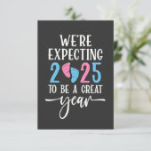 We verwachten dat 2025 een geweldig jaar wordt voo bedankkaart (Staand voorkant)