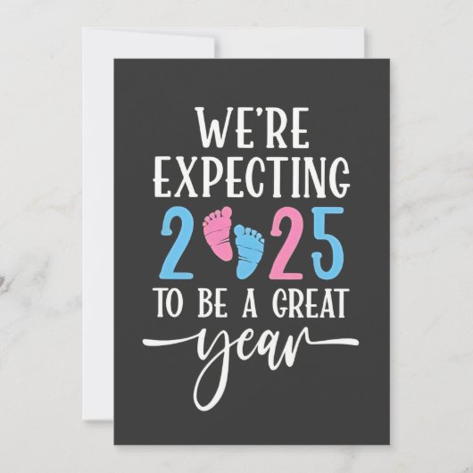 We Verwachten dat 2025 een Geweldig Jaar Zal Zijn Feestdagenkaart (Voorkant)