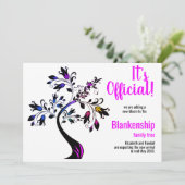 We verwachten dat het officieel Bloeiende Boom Roz Aankondiging (Staand voorkant)