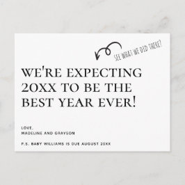 We verwachten een aankondiging van de zwangerschap