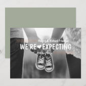 We verwachten een aankondiging van de zwangerschap (Voorkant / Achterkant)