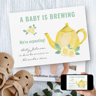 We Verwachten een Baby - Baby is in de Brouwerij Z Aankondiging